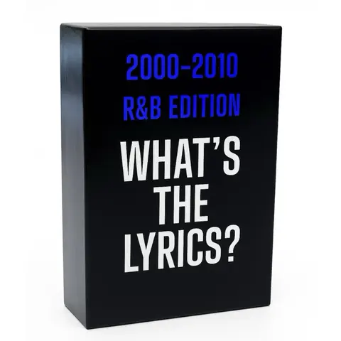 2000-2010 R&B Edition Finish the Lyric & R&B Trivia Card Game for 2000s-2010s Fans