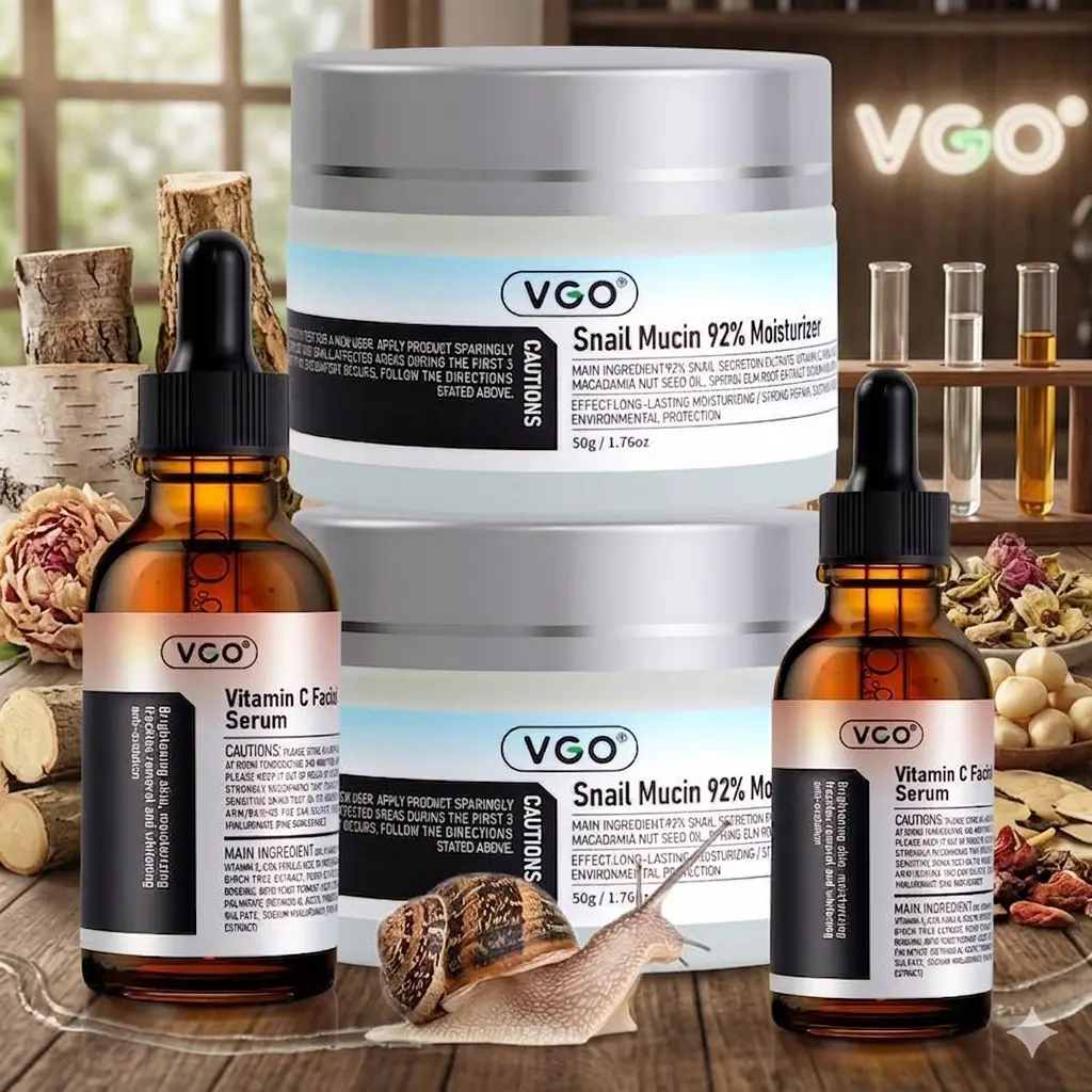 VGO Vitamin C Serum & Snail Mucin 92% – Skin Comfort & Moisture Balance