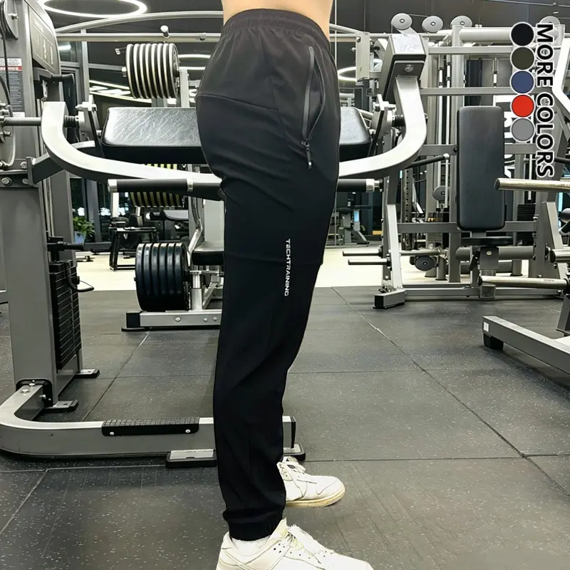 Men’s athletic casual pants, high-quality zippered jogger pants, joggers, men’s pants, men’s long pants, creative Christmas gifts for men