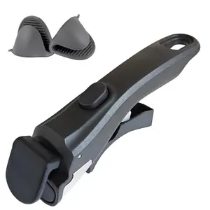 Removable Pot Handle,Black Detachable Pan Handles, Universal Pan Handle, Replacement Handles for Pots and Pans with 2 PCS Silicone Oven Mitts Heat Resistant, Fits All Cookware - Home Improvement.