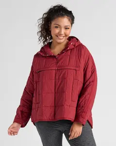 Plus Size Packable Puffer Jacket