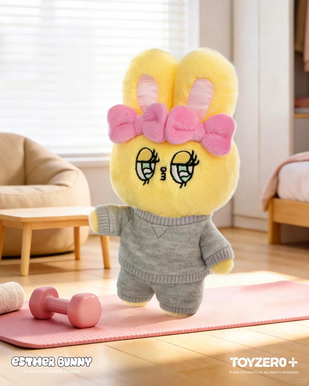 Esther Bunny Fashion in Motion Plush Keychain Series Blind Box Plush Blind Box Cute Anime Vinyl Plushies Collectible Birthday Gifts for Girls Perfect New Year Gift, Unique HolidayHome & Office Decorations