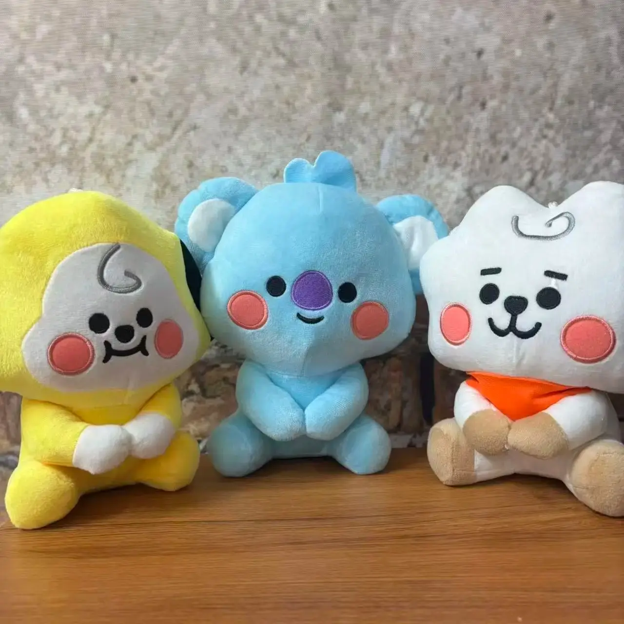 B-T-2-1New Mini Plush Doll Pendant Keychain Plush Toy Bag Accessories Kawaii Anime Cute Cartoon Key Chains Birthday Gifts