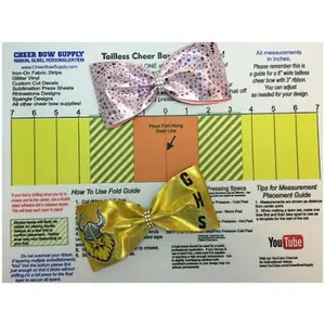 Tailless Cheer Bow Template Mat