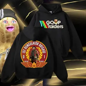 Peanut Bungulator Goop Hoodie – Funny Cowboy Peanut Graphic Hoodie, Unisex Streetwear Pullover, YouTuber Fan Merch, Casual Hoodie