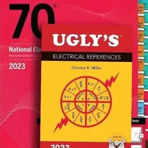 NEC 2023 Code book  with TABS and Ugly's Electrical References 3 Combo pack