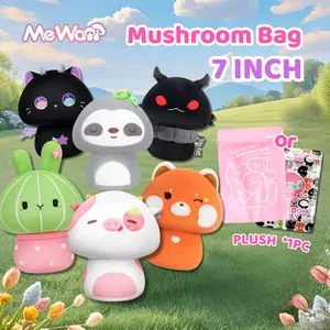 [Livestream Only] MeWaii Mystery Collocation Bag Plush, 7 Inch Kawaii Stuffed Animals, Surprise Plush Gift, Perfect for Halloween, Christmas, Birthday