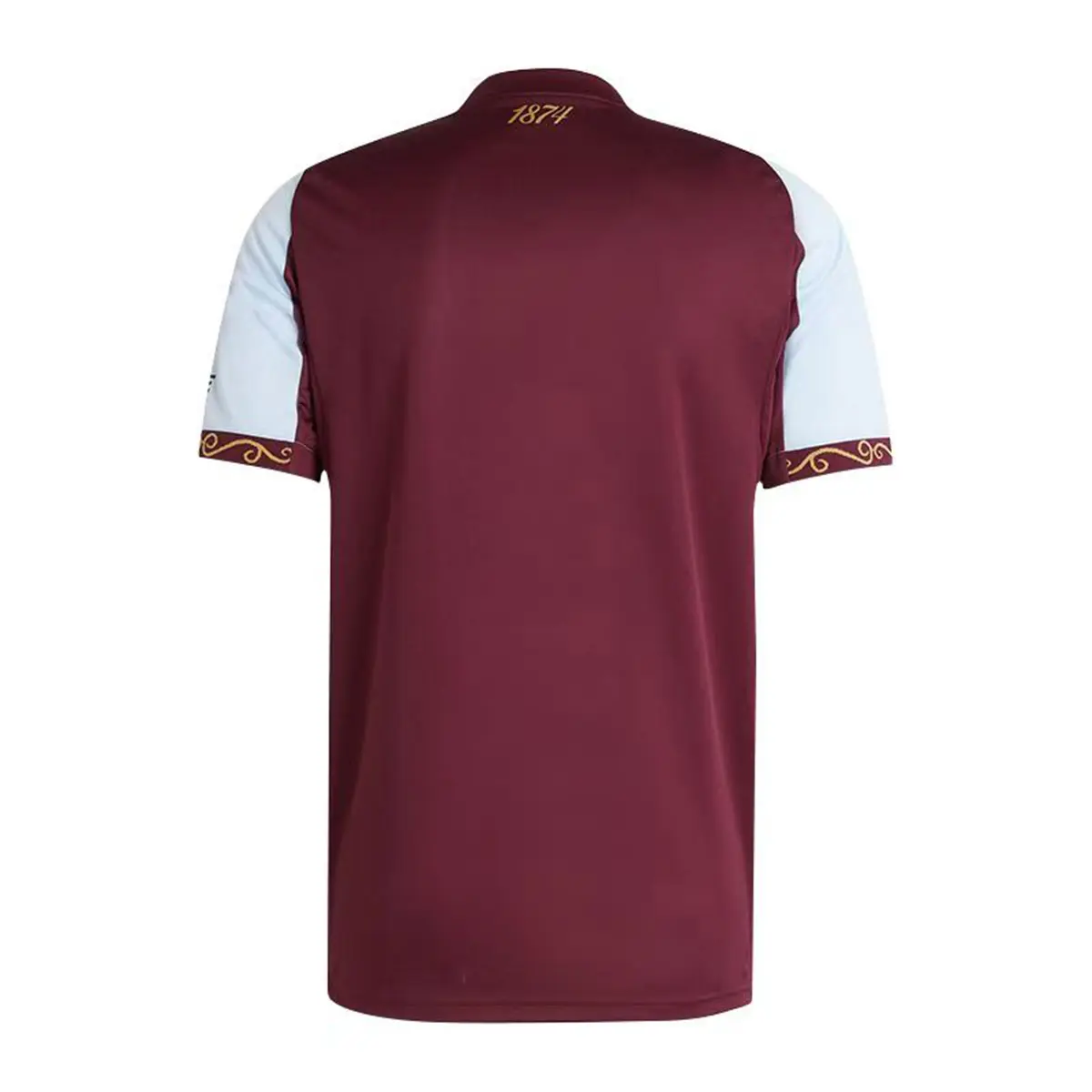 2526 Season Aston Villa Home Fan Version Short-Sleeve Jersey Breathable   Quick-Drying Support Customization.