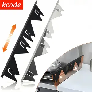 Stainless Steel Stove Gap Cover, Adjustable Durable Kitchen Gap Filler, Heat Resistant, 13.8-27.5 Inches, 2/4 Pack, All Seasons Use