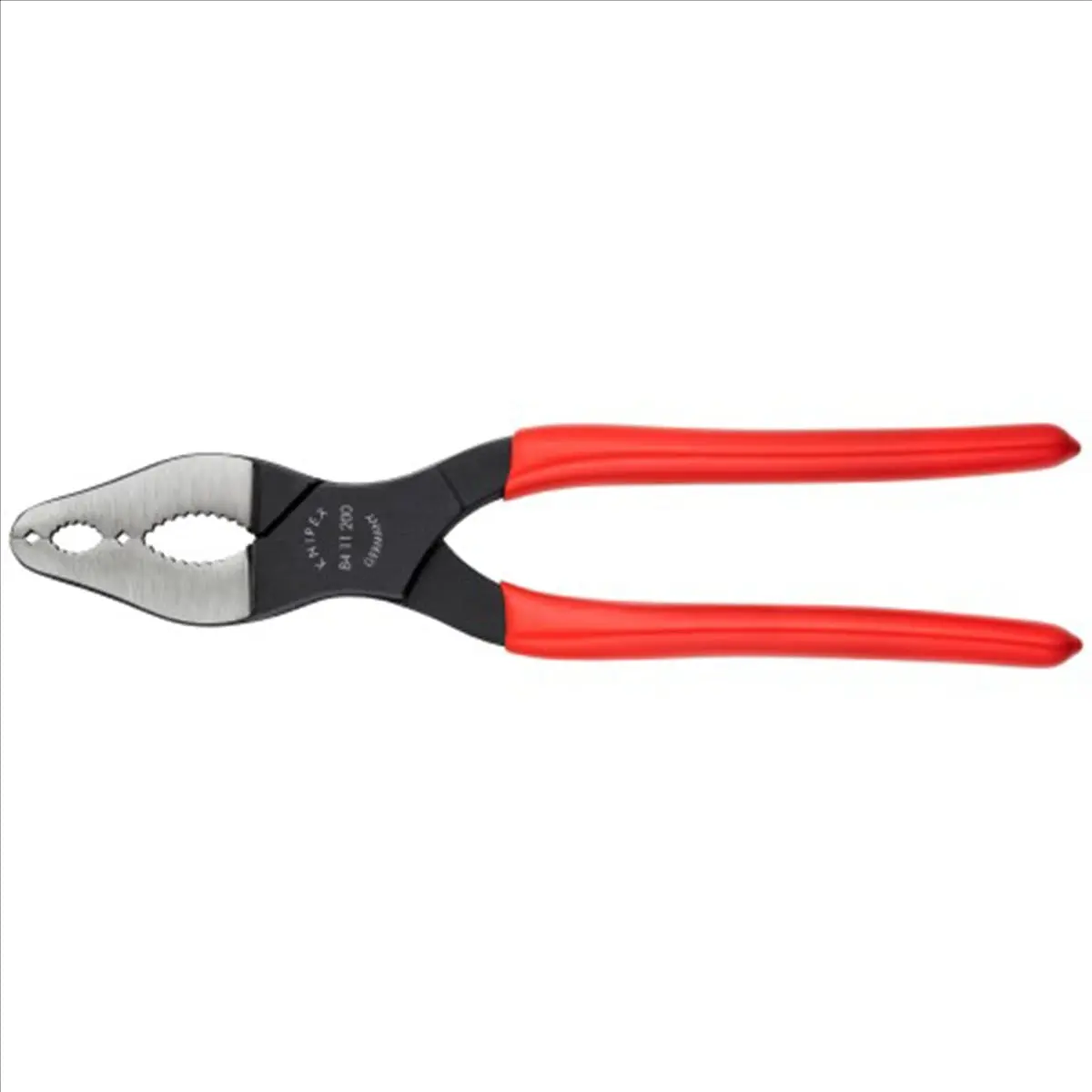 Knipex KNP8421200 20-Degree Angled Cycle Pliers - Angled Head, Forged Steel, Oil-Hardened, 0.4 lbs, Tool for Enthusiasts, Ideal for Narrow Screws, Enhances Durability and Efficiency
