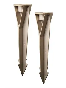 COLOER Brass Landscape Lights Ground Stake Spikes Replacement Medium Size Without Cut COK1003S