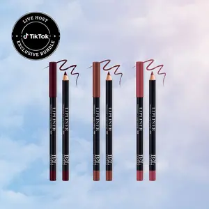 BEL London Lip Liner Set – Perfect Mauve, Brown & Berry Shades, Smooth, Creamy & Long-Lasting
