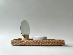 Rattan Rectangle Tray - Modern Eco-Friendly Design