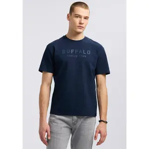 Tomba Men's Graphic T-Shirt with Raised Logo Print, Whale - BM24728