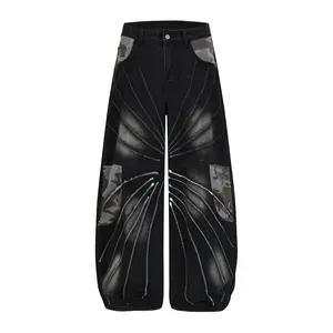 Inflation Spiderweb Camo Baggy Jeans