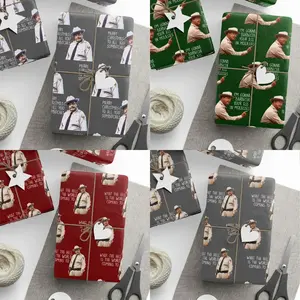 Funny Christmas Wrapping Paper Collection, Nacho Get That Corn Outta My Face Christmas Gift Wrap, Buford T.Justice You SumB!tch Xmas Gift Wrap,Christmas Movie Wrapping Paper,  It Was A Holiday Wrapping Gift, Christmas Gift.