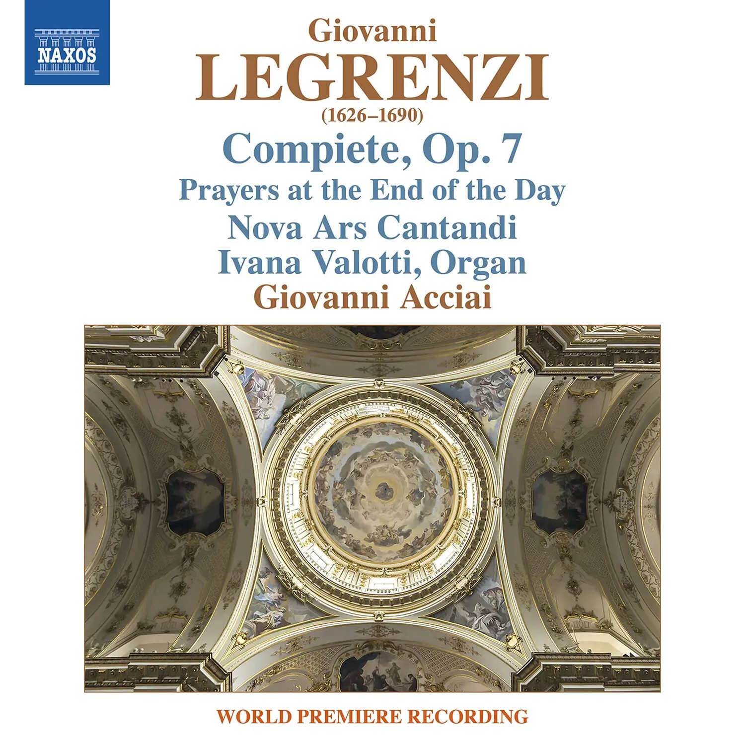 Nova Ars Cantandi  Valotti  Acciai - Compiete 7  [COMPACT DISC - CD]