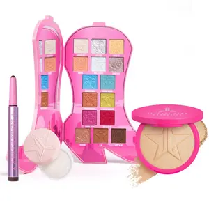 Xteena's Wyoming Date Night Bundle - Velour Eye Crayon 'Owl Perched', Eye Gloss 'Crystal Joint', Cowgirl Queen Palette, Skin Frost 'Gold Blessings'