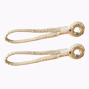 2 Pcs Low Friction Rings with Loop 10x7, Durable Hardware Accessory for Sailing Boats