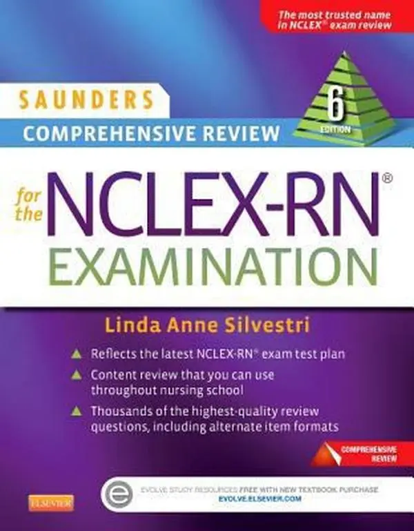 USED Book - Saunders Comprehensive Review for the NCLEX-RN Examination (Saunders Comprehensive Review for NCLEX-RN) by Silvestri PhD  RN  ANEF  FAAN, Linda Anne (Paperback) - english