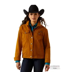 ARIAT WOMENS CHESTNUT GRIZZLY RANCHER JACKET 10052600