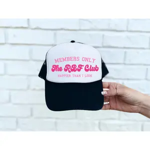 RBF Club Black & White Trucker Hat