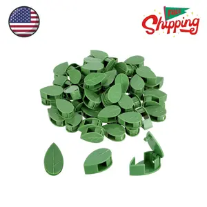 60 Pieces Plant Climbing Wall Fixture Clips with 72 Pieces Acrylic Adhesive Sticker