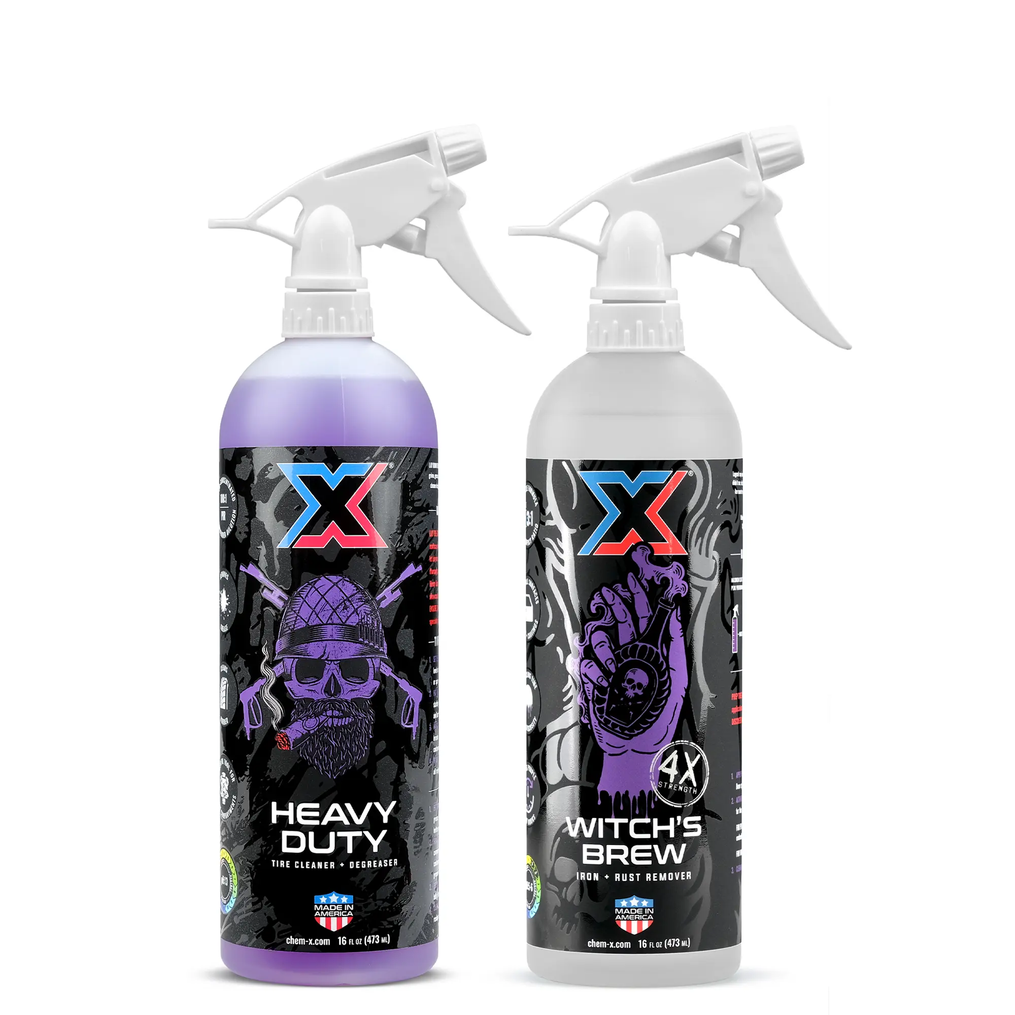 Automotive & Motorcycle Wheel Decon Bundle - All-in-1 Concentrated Cleaner for Rust, Brake Dust, Iron Contamination on Cars/Motorcycles Tires & Accessories