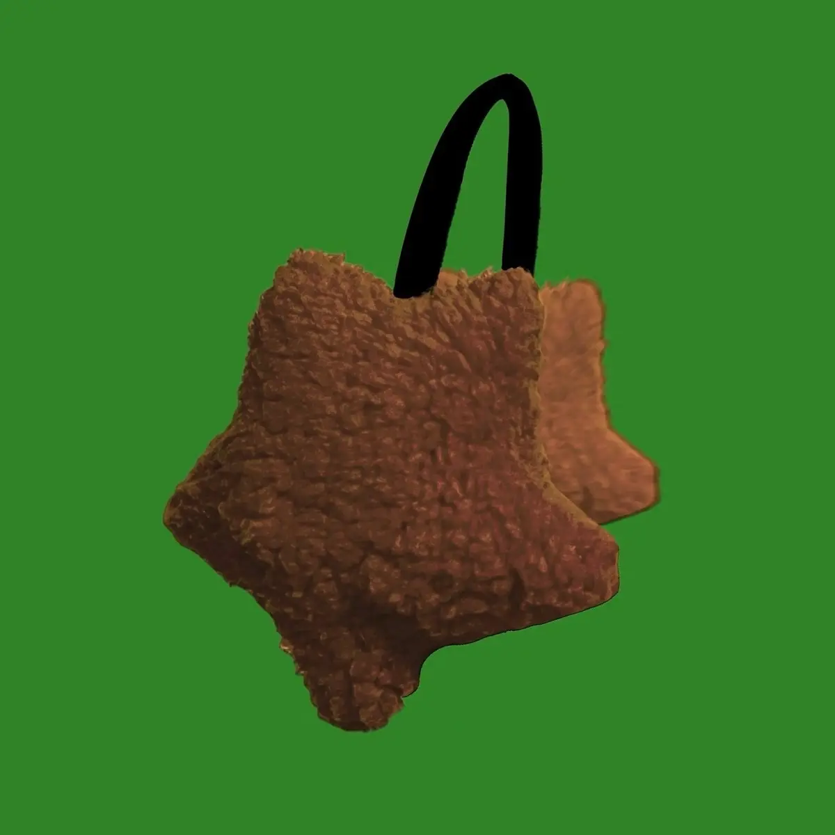 Khaki star earmuffs Costume Ear Protectors