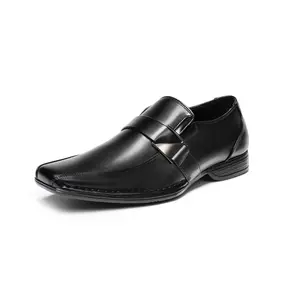 Bruno Marc Men's Buckle Strap Dress Loafers - Round Toe Slip On Summer Casual Shoes with Premium Leather Lining & Latex Cushioned Footbed