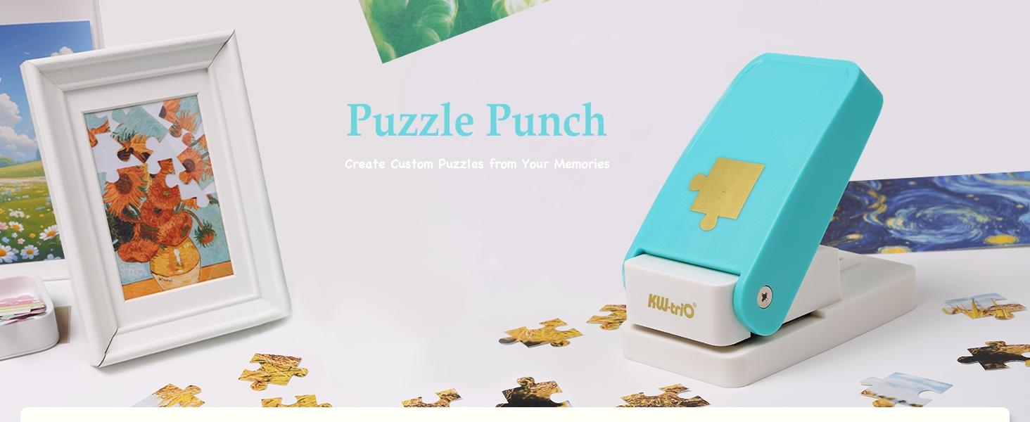 DIY Puzzle Punch Handheld Tool for Custom Photo Jigsaw Puzzle Making, Personalized Puzzle Cutter, Creative DIY Craft Making Tool for Customized Picture Puzzle Creation - YY