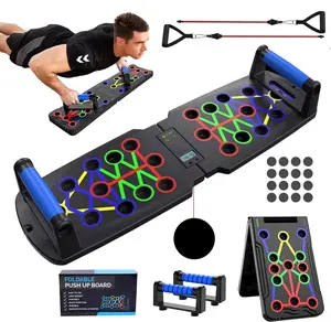 30-in-1 Solid Push Up Board,Upgrade Counter,Portable Foldable,Multi-Functional Push-Up Training Board,PushupHandles for Floor,Full Body Workout,Home Gym Equipment,Arm & Chest Muscle Trainer,Strength for Men & Women set