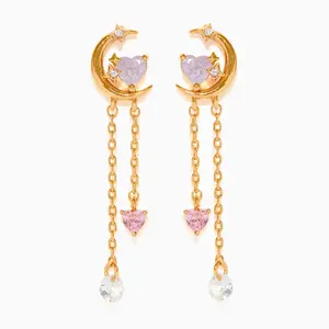 Cosmic Love Dangle Earrings