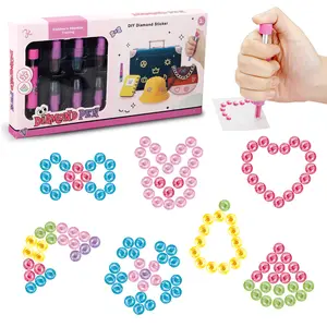 New Children's Diamond  Pen Toy, Specially Designed for Creative Kids, Includes Diamond Painting Kit, Diamond Pen, and DIY Diamond Stickers, A Fun and Educational Art Activity