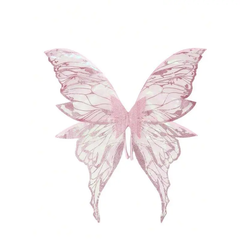 1pcPlusSize4-LeafGoldFoilButterflyWings,ShinyTransparentFairyWingsCostumeForWomen,AngelWingsForHalloween,ChristmasPolyesterWomenswearClothesMulticolorFantasyDressesCosplays 1pcPlusSize4-LeafGoldFoilButterflyWings,ShinyTransparentFairyWingsCostumeForWomen,AngelWingsForHalloween,ChristmasPolyesterWomenswearClothesMulticolorFantasyDressesCosplays