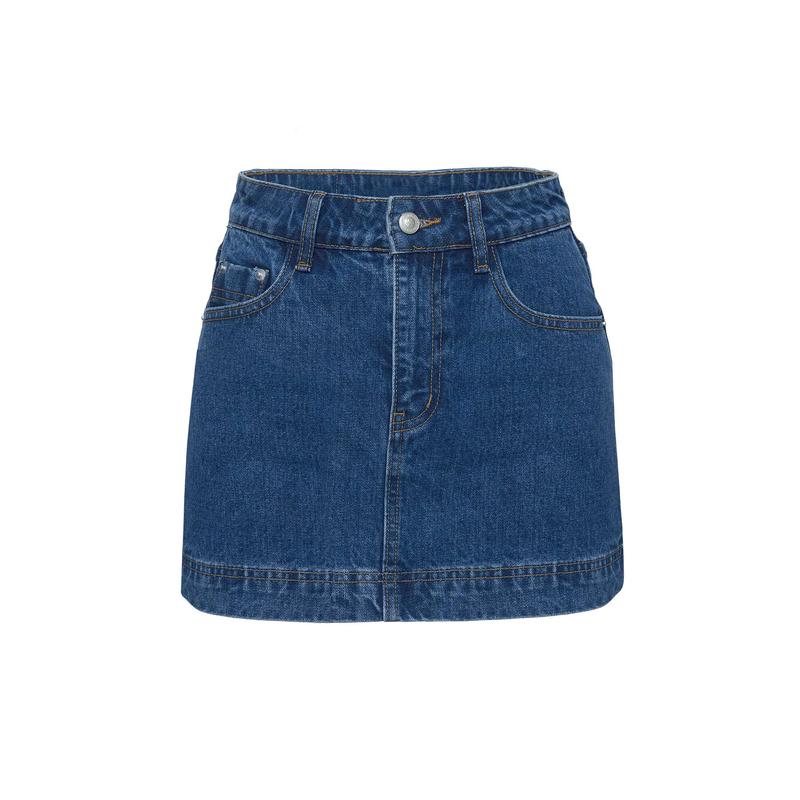 Gazelle Denim Skort Mid Wash