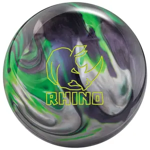 Brunswick Rhino Reactive Bowling Ball - Carbon/Lime/Silver Pearl Brunswick Rhino Reactive Bowling Ball - Carbon/Lime/Silver Pearl