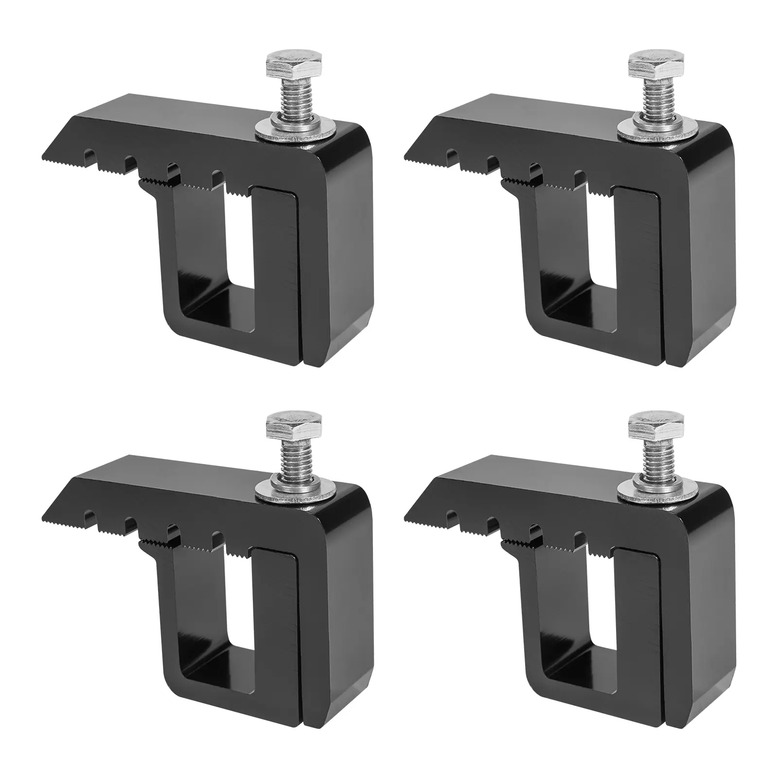 AA-Racks P-AC-08 Truck Cap/Camper Shell Mounting Clamp fit Chevrolet Silverado S-10 Colorado/GMC Sierra Sonoma Canyon, Dodge Ram, Ford, Set of 4