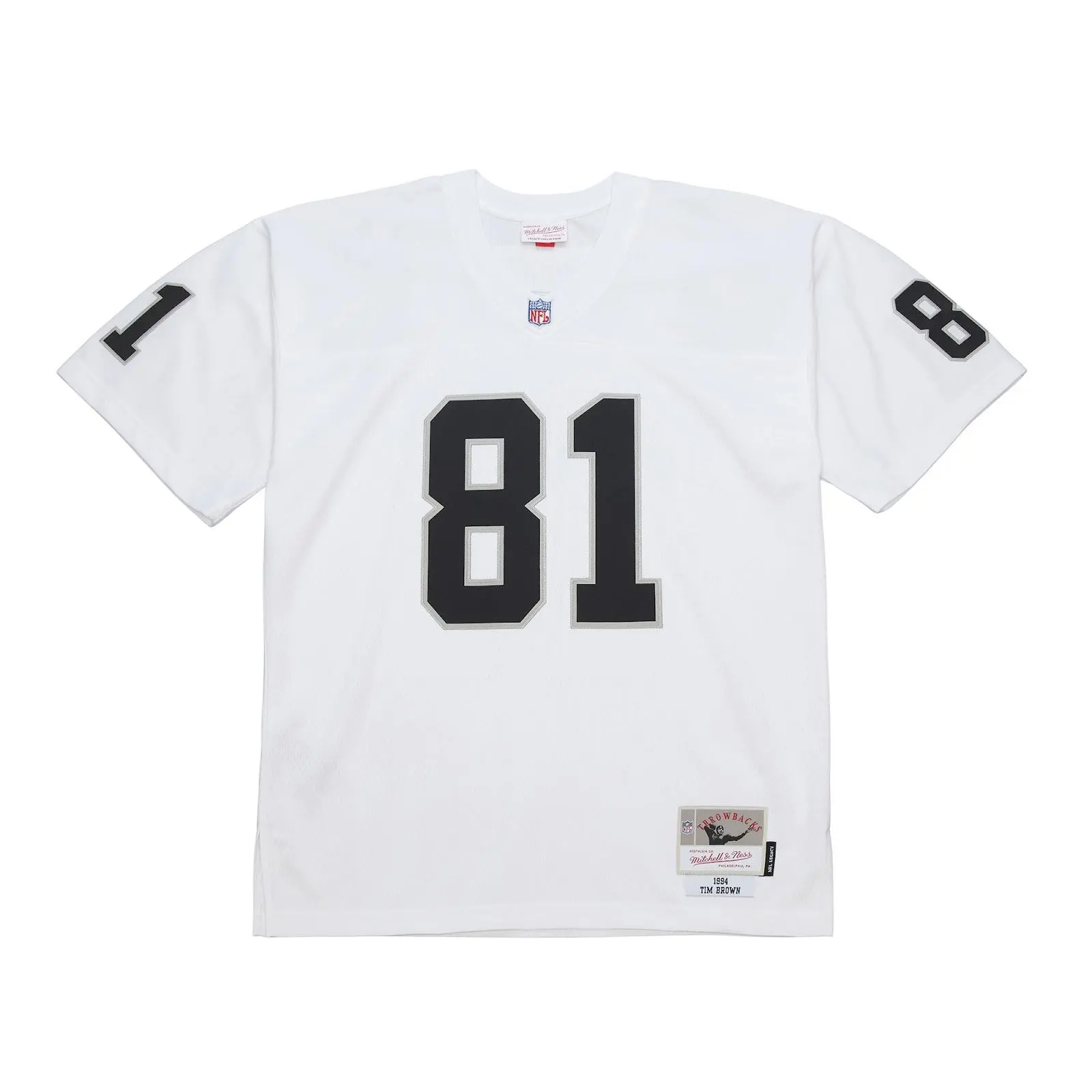 Tim Brown Los Angeles Raiders 1994 White Legacy Jersey NFL Throwback Mitchell & Ness
