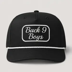 Back 9 Boys Unisex Golf Rope Hat, Sports & Outdoor Accessory for Golf Enthusiasts