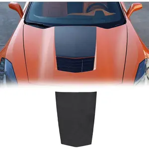 Hood Vent Creative Decals Fit for Chevrolet Corvette C7 2014-2019,Car Hood Star Flag Vinyl Decal Wrap Sticker Exterior Accessories
