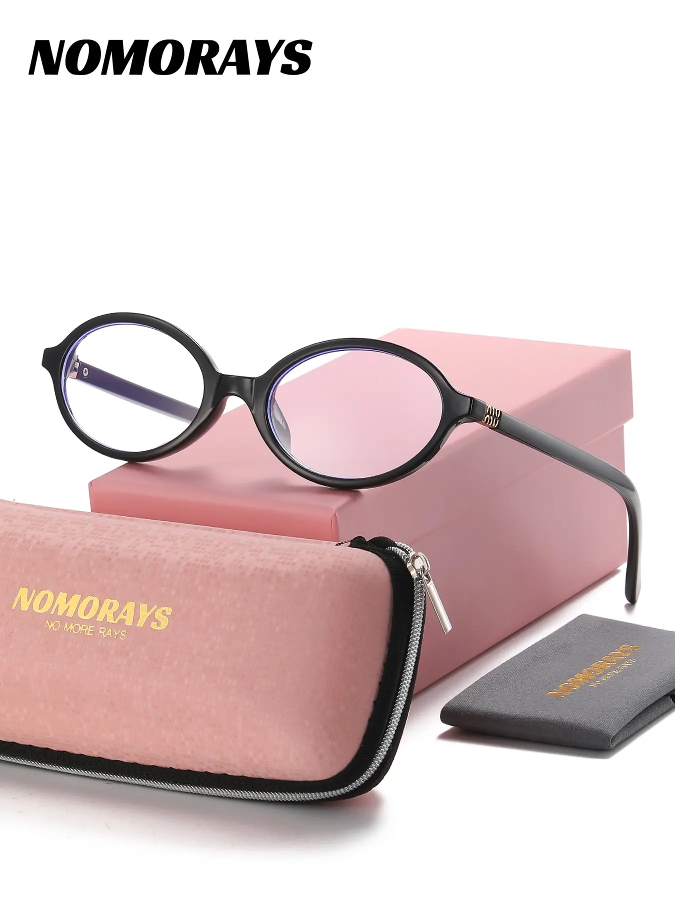 LOLADIVA Unisex Modern Vintage Full Frame Plano Glasses Oval Frame Plano Glasses