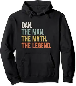 DAN The Man, The Myth, The Legend - Cool First Name Pullover Hoodie - Rubencordov Shop 21B0CMSGB439