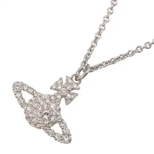 Pre-owned vivienne westwood Brass Small Leather Goods Grace Bas Relief Necklace