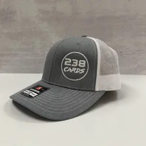 238 Cards Logo Hat - Grey/White Richardson 112