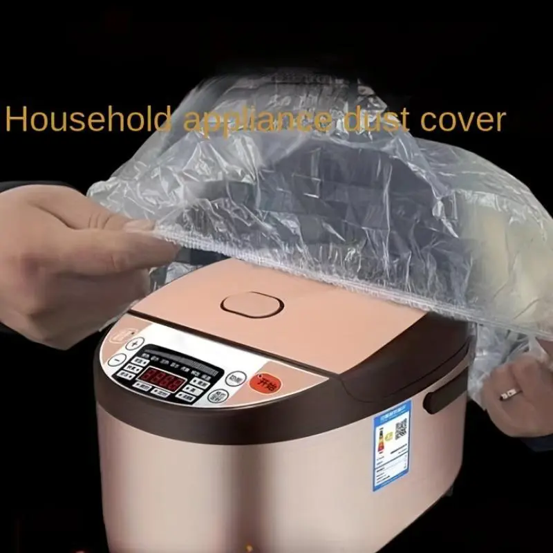Household Appliance Dust Cover, Disposable Plastic Bust Cover Bag For Kitchen Appliance, Kitchen Stuff Kitchen Accessories Home Kitchen Items, Dustproof Cover, Dustproof Design Covers