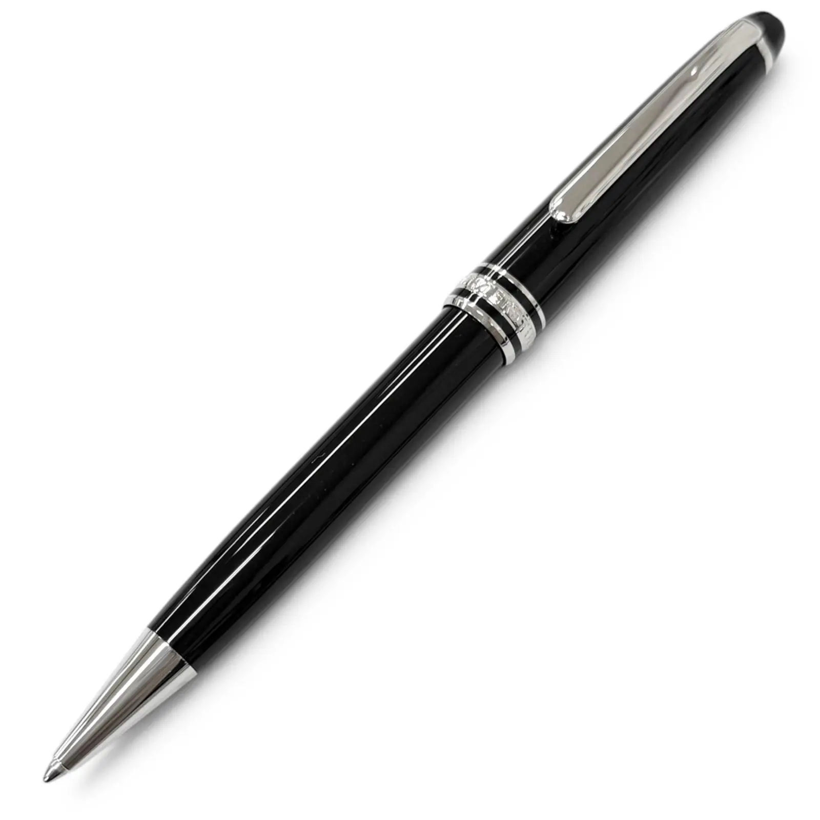 Pre-owned Montblanc Others Small Leather Goods Meisterstuck Classic Platinum Line Ballpoint Pen