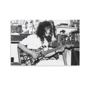 Eddie Van Halen Poster Picture Canvas Wall Art Print Home Room Decor