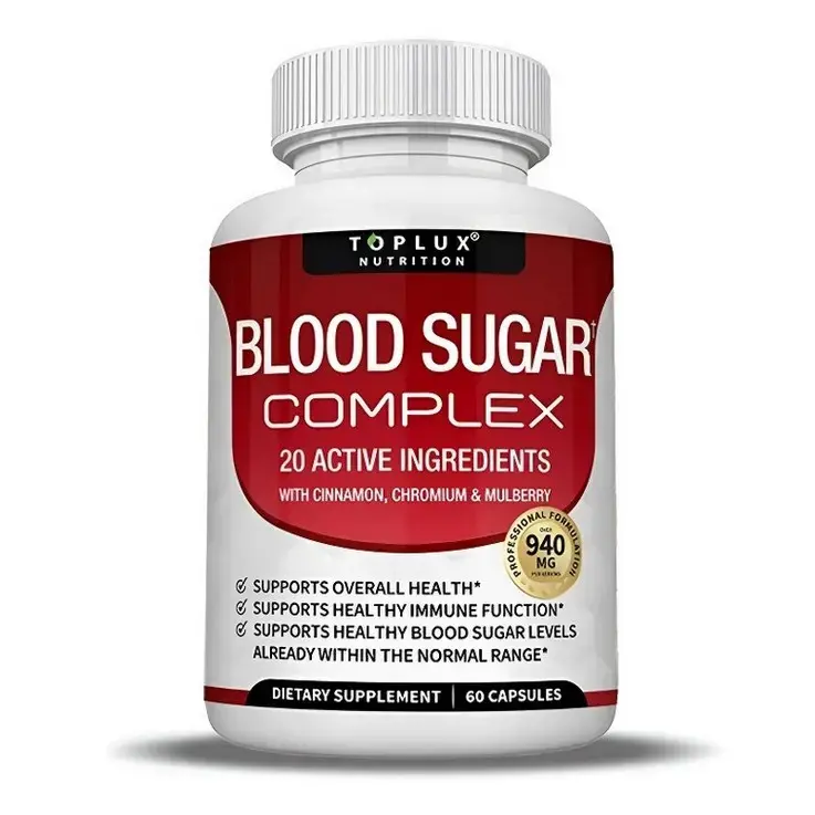 Overall Health Blood Sugar Complex 20 Vitamins & Minerals Support