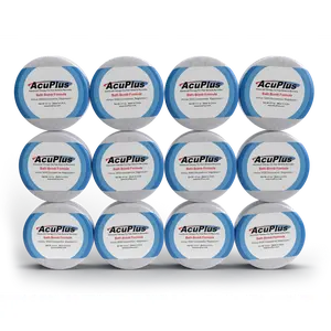 AcuPlus Bath Bomb, 4.5 oz. - Magnesium Infused, All body Relief, Soothes and Restores Stiff Muscles and Joints - Body Care (12 Pack)